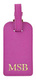 Personalized Refined Leather Luggage Tags Image 4 of 5